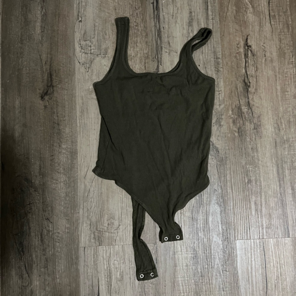 Garage Ribbed Tank Top Bodysuit